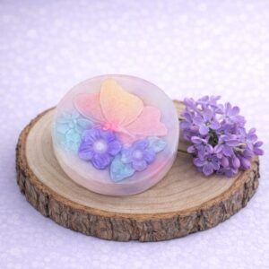 סבון גליצרין עם ריח של לילך