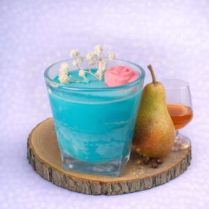 נר עם ריח של קוניאק ואגס