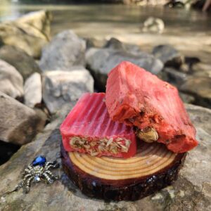 סבון חמאת מנגו , לנולין , שמן זרעי אבטיח