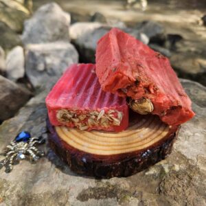 סבון עם ורדים