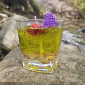 נר ג'ל עם ריח של וניל