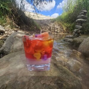 נר ג'ל עם ריח של הורמוניה של מערב