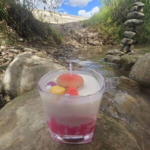 נר עם ריח של ממתקים