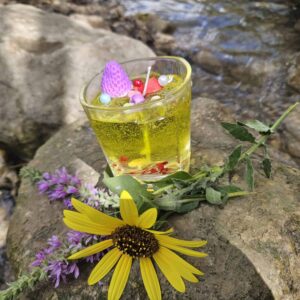 נר ג'ל עם ריח של דבש