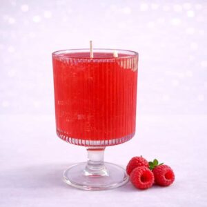 נר ג'ל עם ריח של פטל