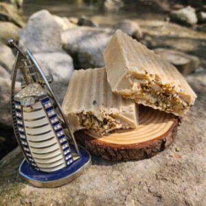 סבון עם מיץ תפוזים וקינמון