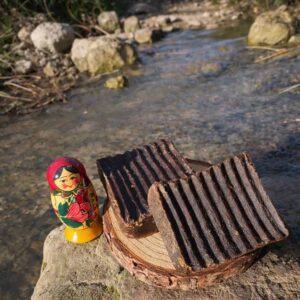 סבון מגזע של עץ רוסי деготь   עם רוזמרין