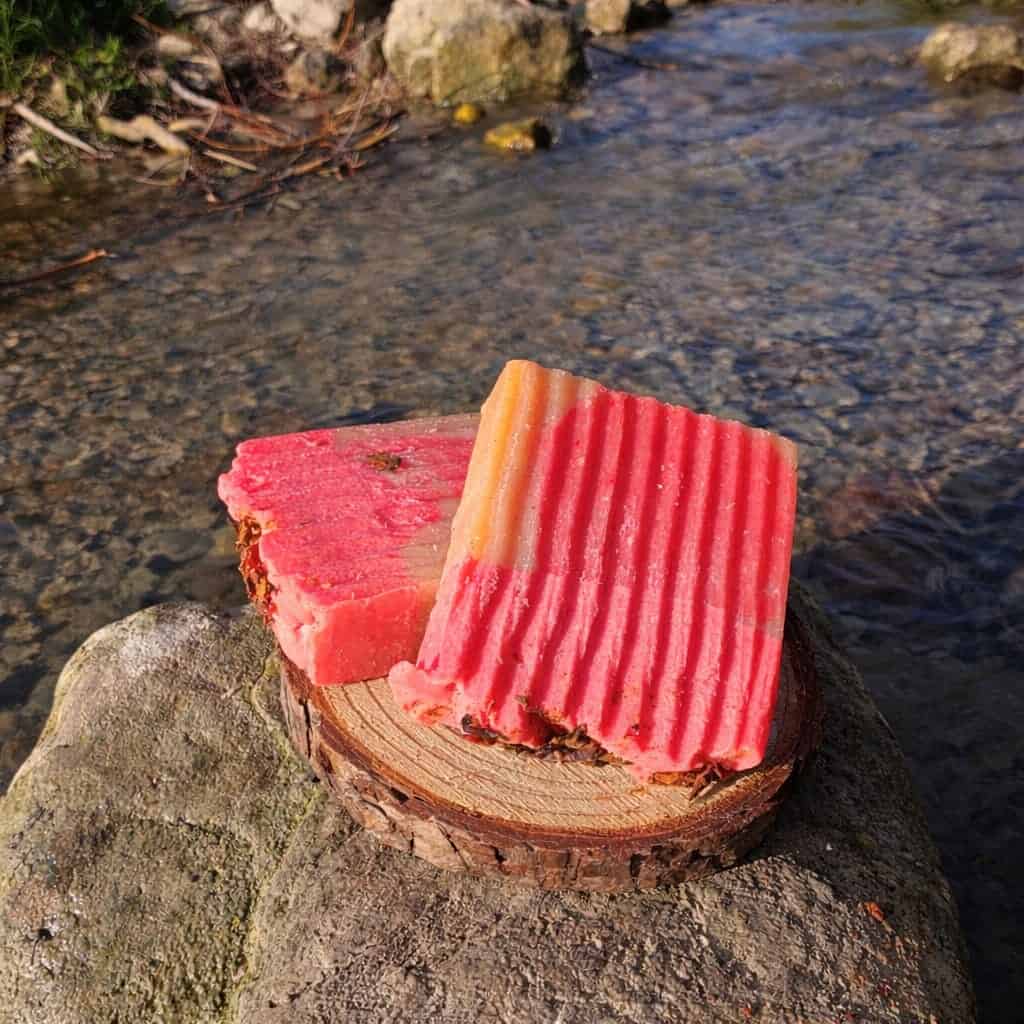 סבון עם Calamine