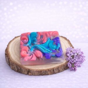 סבון חלב עזים עם ריח של לילך