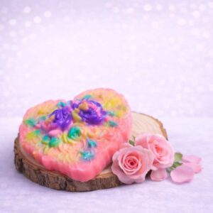 סבון חלב עזים עם ריח של ורדים