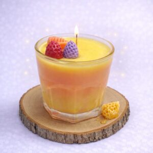 נר עם ריח של דבש ופרופוליס