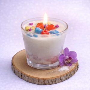 נר עם ריח של מלח ים ואורכידיאה