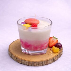 נר עם ריח של ממתקים